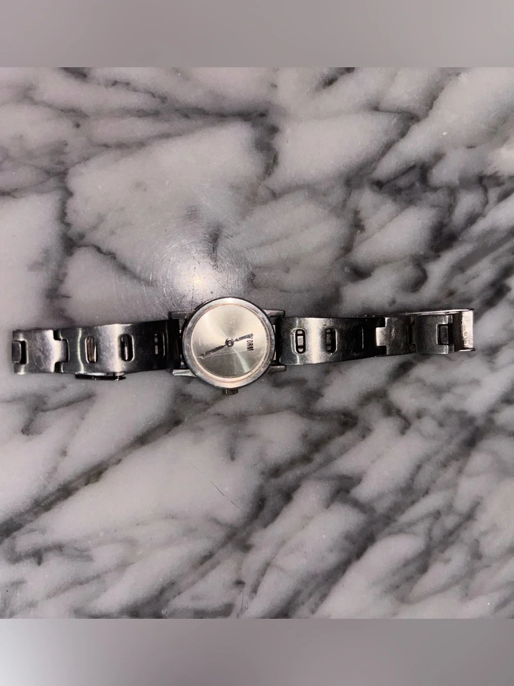 Storm London Silver Stainless Steel Minimalist Y2K Watch